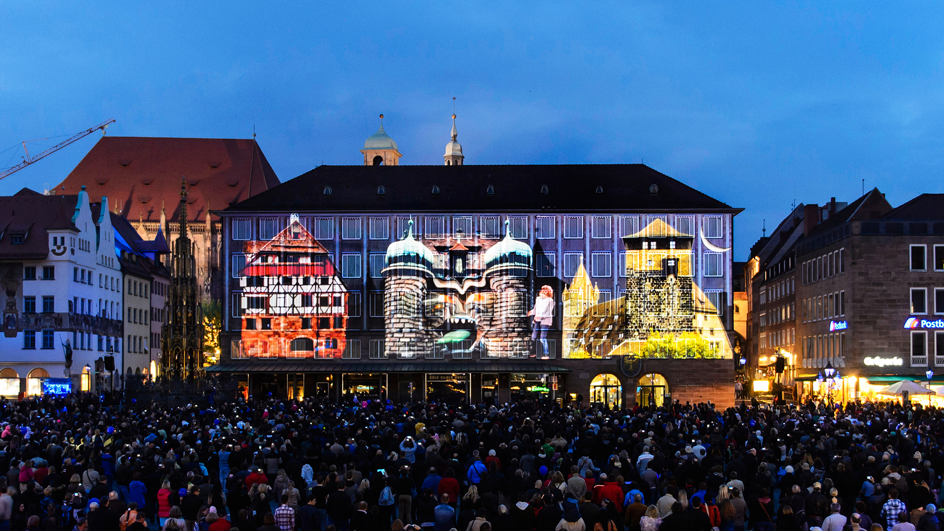  BLAUE NACHT NÜRNBERG – das modular & STUDIO MODULAR Bildidee 